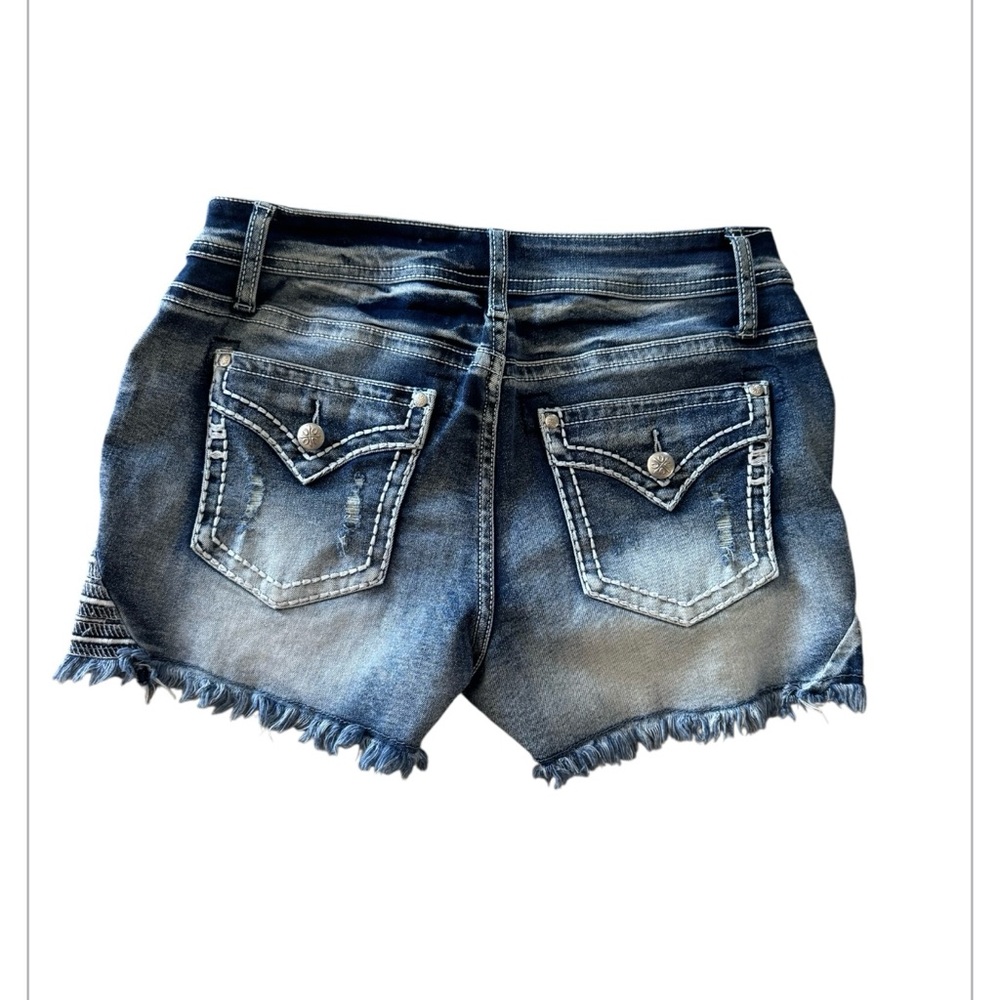 Women's Blue Denim Shorts